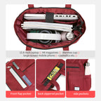 Mochila deportiva informal Tigernu T-S8632, resistente al agua, con carga USB, para portátil, para niñas y mujeres