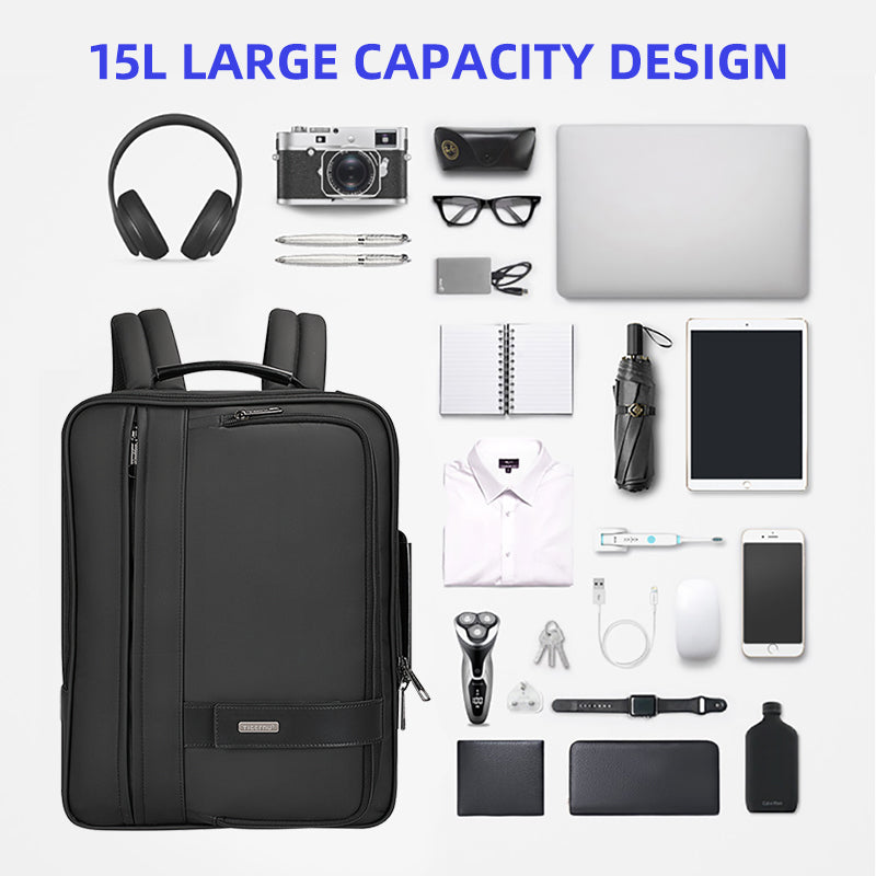 Mochila para portátil Tigernu 3 en 1, resistente al agua, de 15 pulgadas, para hombre 