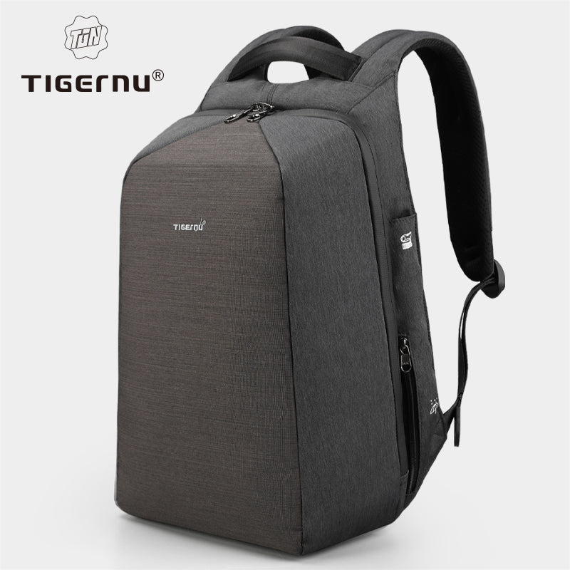 Tigernu Women's Backpack Fashion Leisure Business High Quality Zipper Clutch Carbon Steel Anti theft Waterproof Women's School Travel Bag Laptop Computer Backpack Women's Backpack