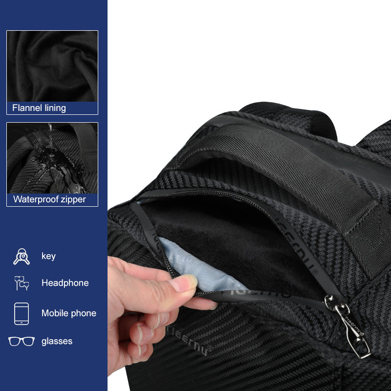 Tigernu - Mochilas para portátil de negocios de alta calidad con cerradura TSA y sin llave, de 15,6 pulgadas, antirrobo, para hombre 