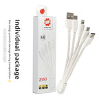 Tigernu 3-in-1 charging cable usb fast charging usb cable for iphone data cables