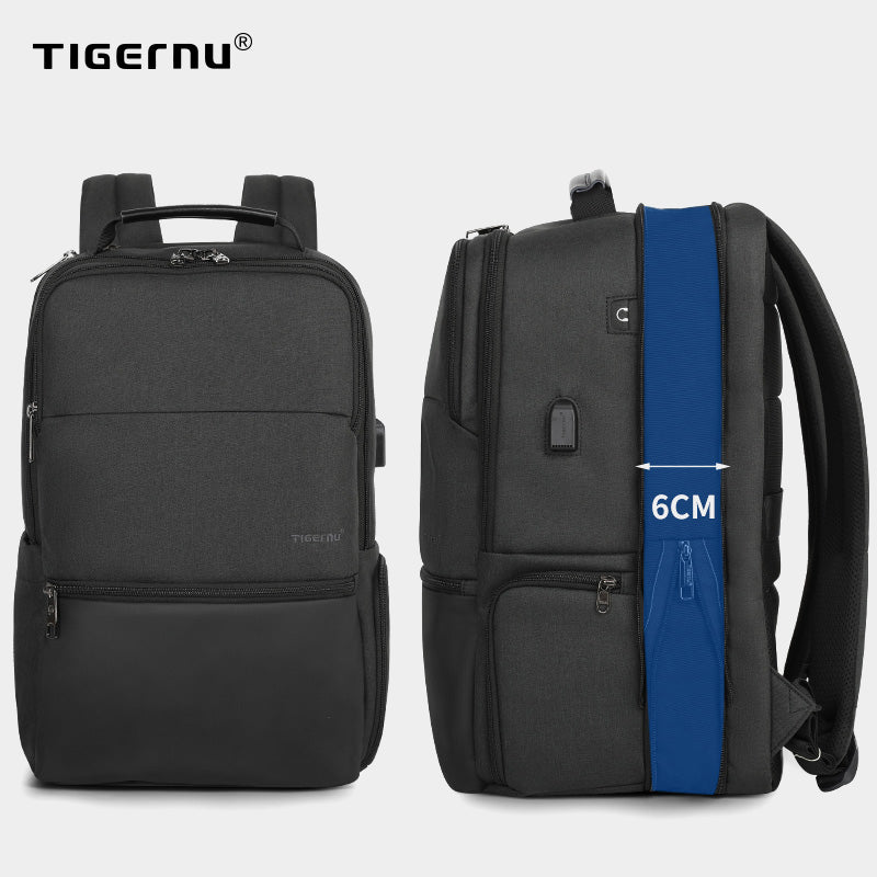 Tigernu Expandable Backpack Men for 15.6-19 Inch Laptop/Computer Backpacks Male Travel Backpack Bags Large Capacity Male Fashion