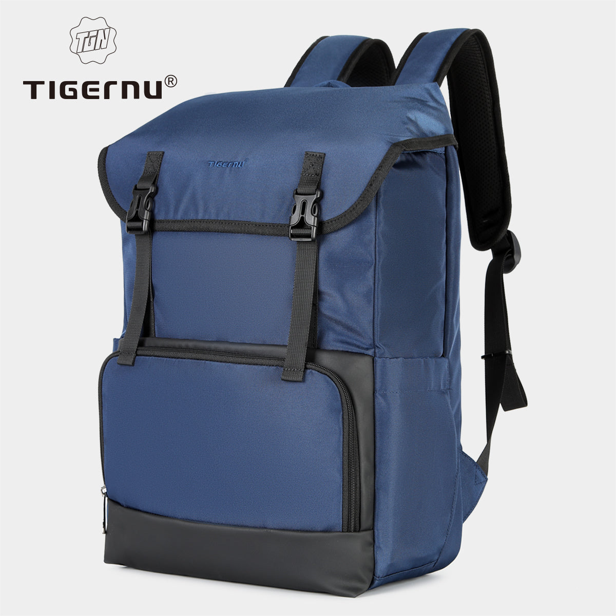 Mochila Tigernu para hombre/mujer, deportiva, impermeable, con carga USB y compartimento para portátil 
