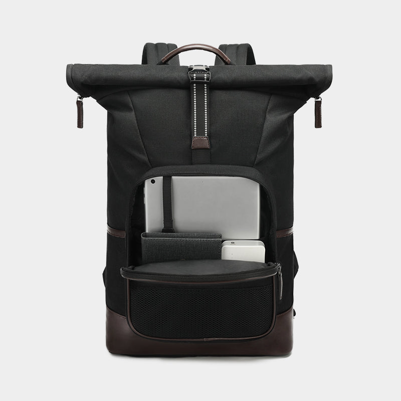 Tigernu T-B9009 anti theft charging travel bags backpack purse Travel Laptop Backpack for Men 15.6 inch fashion roll top design