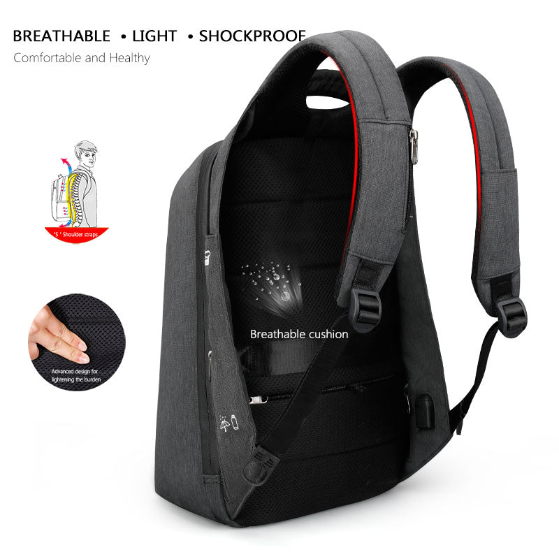 Tigernu Women's Backpack Fashion Leisure Business High Quality Zipper Clutch Carbon Steel Anti theft Waterproof Women's School Travel Bag Laptop Computer Backpack Women's Backpack