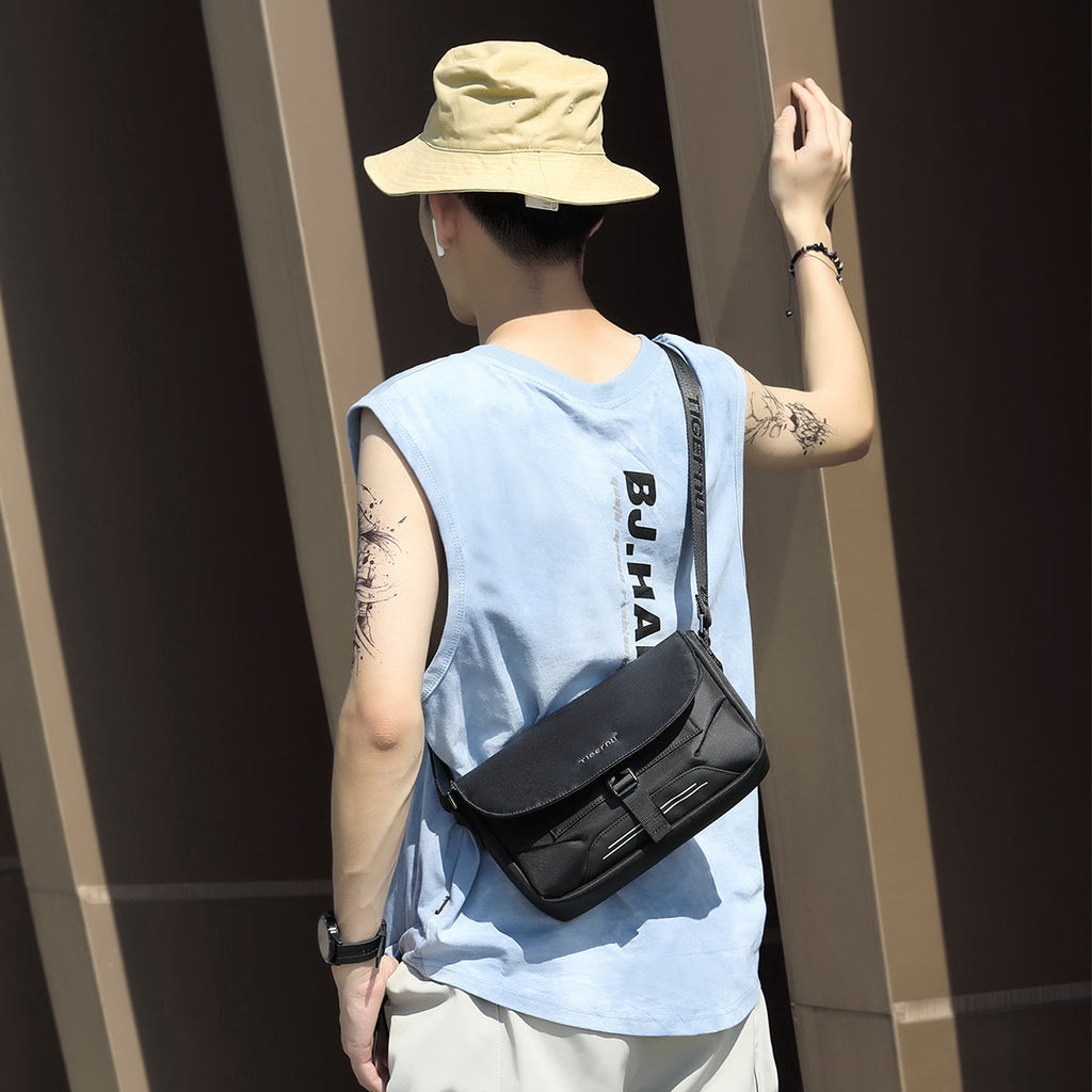Tigernu New Fashion Anti theft Sling Bag For Men Light Weight Messenger Bags Water Repellent Shoulder Bags Men Travel Male Bags
