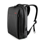 Tigernu brand ultra-thin backpack USB charging men's 14 inch 15.6 inch laptop backpack women's splash proof simple youth schoolbag