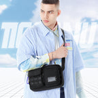 Lifetime warranty, new model, men's shoulder bag, lamp, weight, mini shoulder bag, travel bag, sling, waist bag, loose series