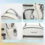 TIGERNU T-S81193 Leisure Bag Multi-Compartment Crossbody with Adjustable Strap