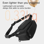 TIGERNU T-S81119 Multi-Compartment Waist Bag 3L with Rotatable Strap