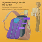 Mochilas escolares Tigernu para niñas y niños, mochilas espaciosas e impermeables con diseño reflectante para niños, lindas mochilas para niños 