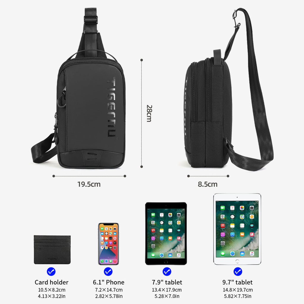 Tigernu T-S8189 we need distributors high quality waterproof sling bag male chest bag diagonal package for men