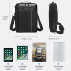 Lifetime warranty, business men's shoulder bag 15.6 inch laptop, fashion travel mini shoulder bag, shoulder bag, sling, classic series