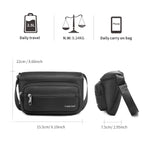 Lifetime warranty, simple lamps, weight, men's shoulder bag, Oxford, wrinkle proof, waterproof travel bag, men's fashion messenger bag