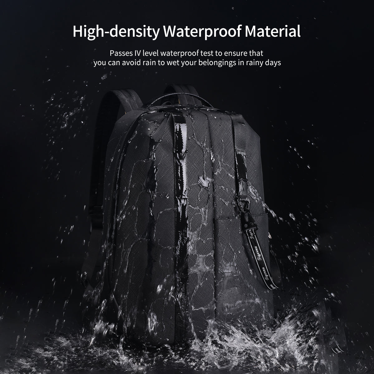 Mochila Tigernu de moda para hombre, mochila informal para portátil de 13,3 pulgadas, resistente a las arrugas 