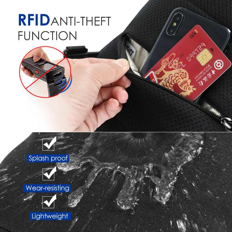 Tigernu RFID Anti theft Chest Bags Waterproof Men Light Weight Crossbody Bag Male Chest Bag Fashion High Quality Zipper