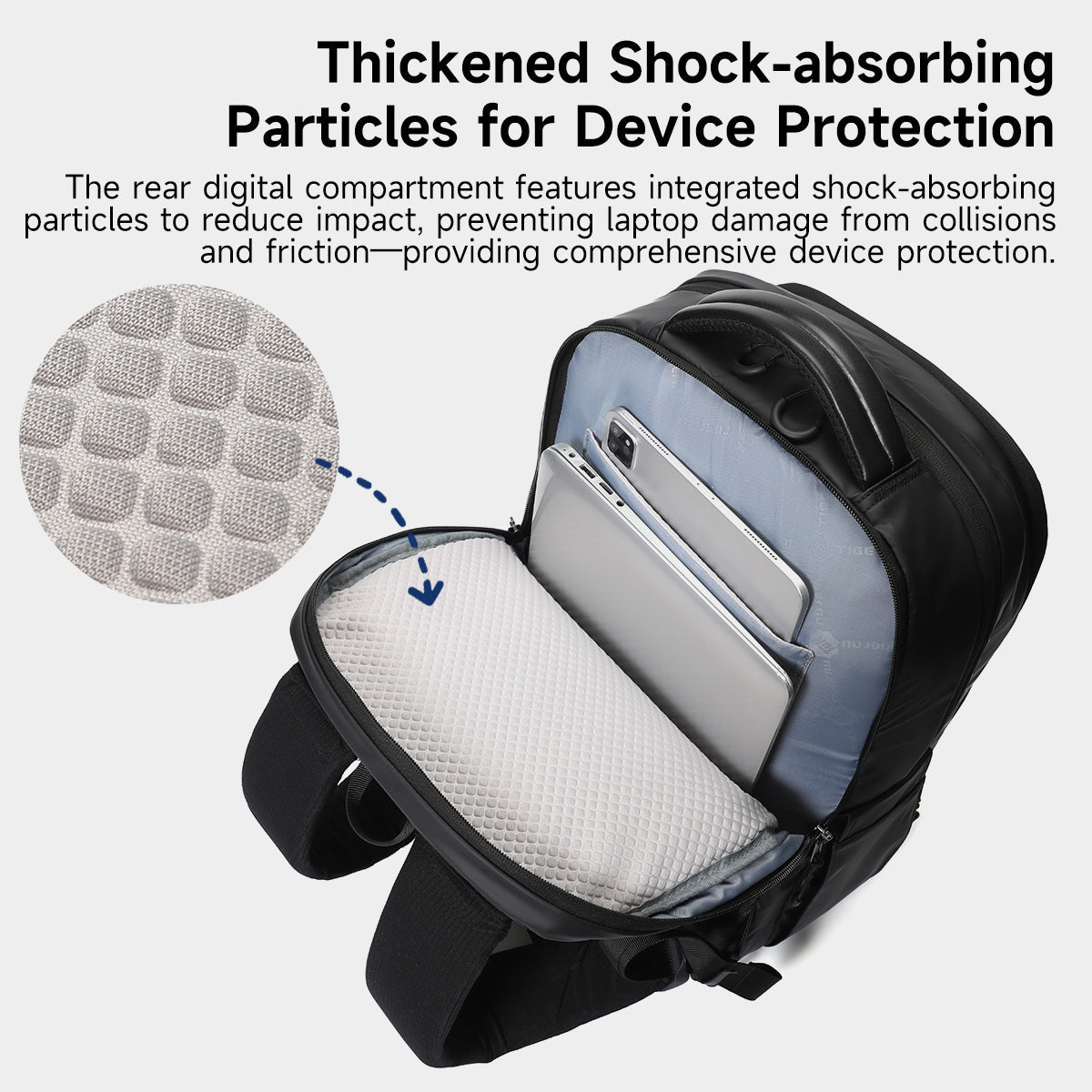 Nueva bolsa para portátil Oxford impermeable, antirrobo y con gran capacidad USB para viajes de negocios diarios, cómoda y ligera.