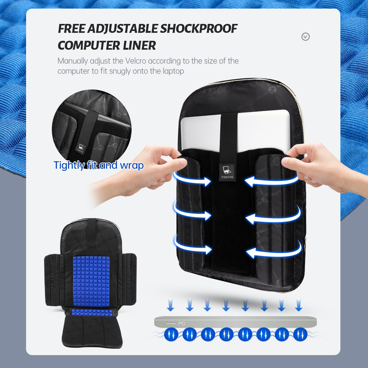 Garantía de por vida, antirrobo, gran capacidad, mochila para computadora portátil universitaria de 15,6 a 19 pulgadas, mochila para hombre, mochila para mujer, mochila de viaje para hombre, mochila 