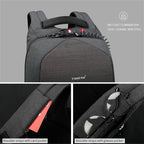 Tigernu Women's Backpack Fashion Leisure Business High Quality Zipper Clutch Carbon Steel Anti theft Waterproof Women's School Travel Bag Laptop Computer Backpack Women's Backpack