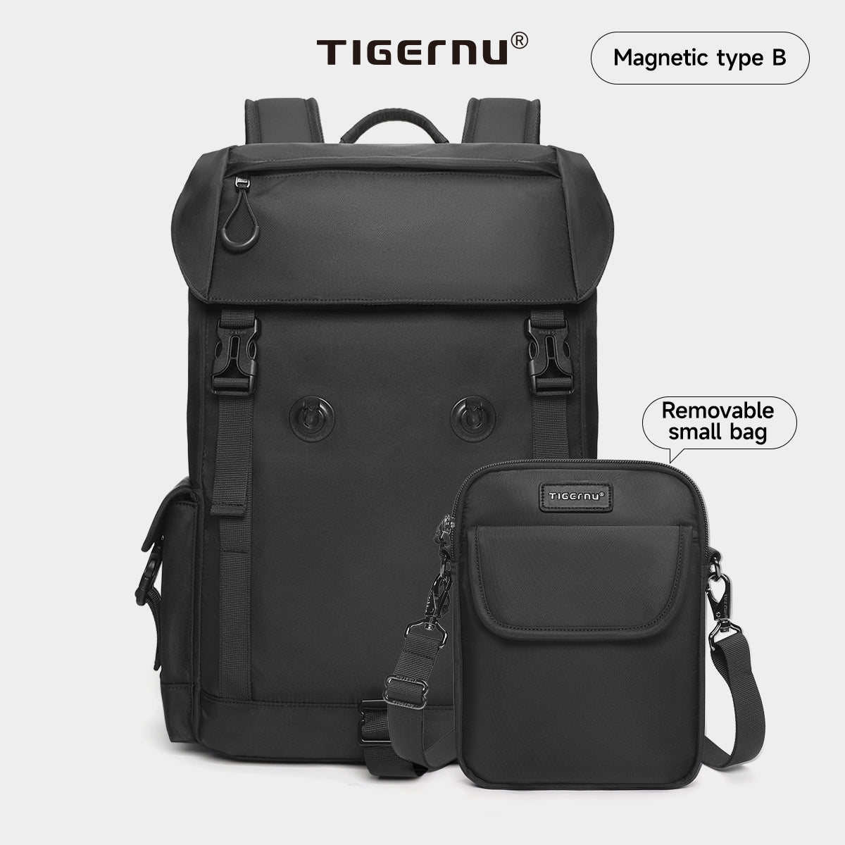 Tigernu School Backpacks For Men Bags For Removable With Shoulder Bags 14inch Laptop Backpacks Women Travel Backpack Bags Male