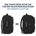 Mochila para portátil Tigernu Mochila de viaje de tres usos 