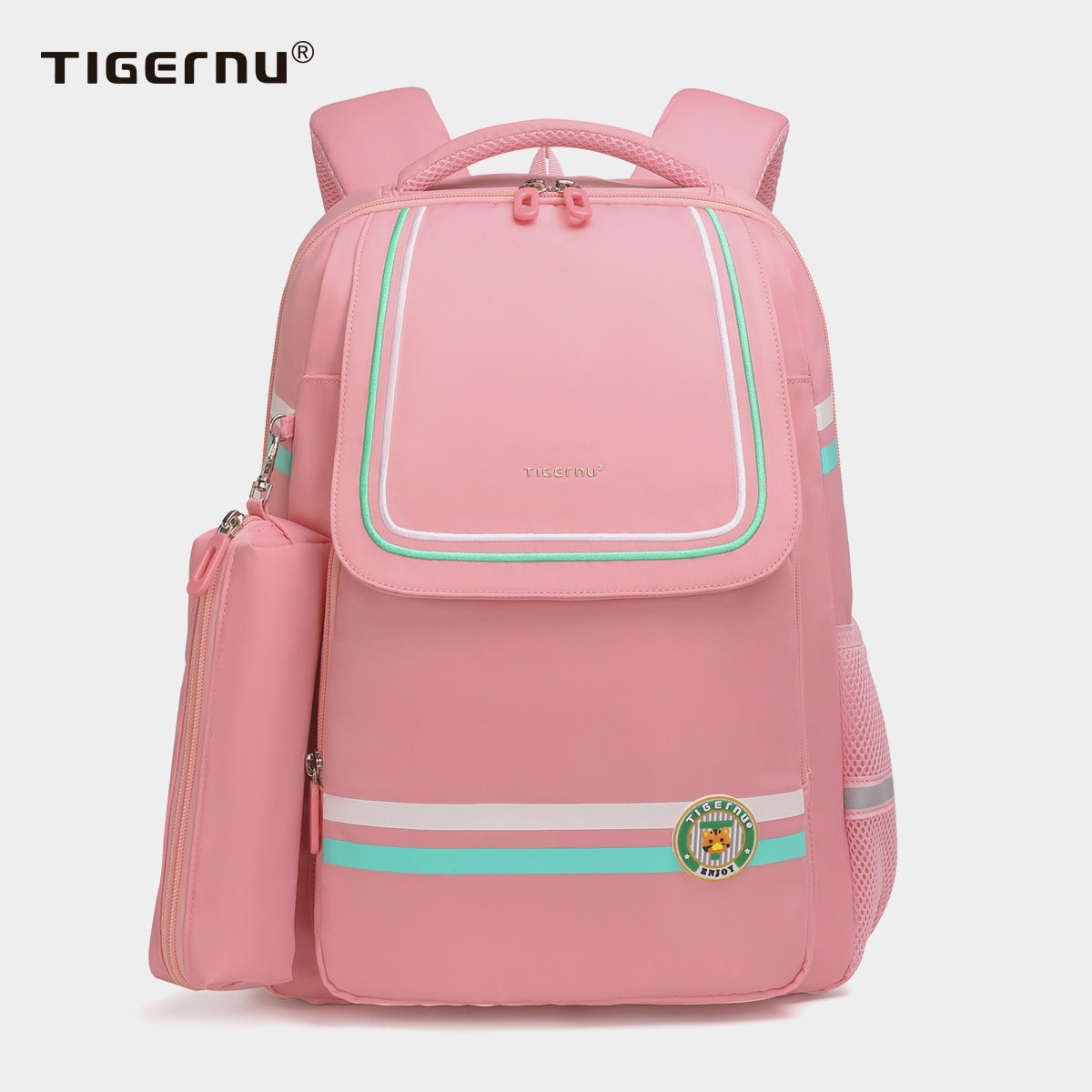 Tigernu T-B9037 light weight reflective stripe bag school backpacks stylish student backpack