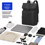 TIGERNU T-B91115 Business Backpack with USB Charging Port & Multi-Layer Organization