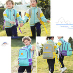 Mochilas escolares Tigernu para niñas y niños, mochilas espaciosas e impermeables con diseño reflectante para niños, lindas mochilas para niños 