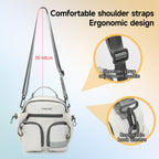 TIGERNU T-S81193 Leisure Bag Multi-Compartment Crossbody with Adjustable Strap