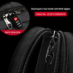 Lifetime warranty, waterproof anti-theft laptop backpack 15.6 inches, men's ultra-thin school backpack, men's youth travel backpack