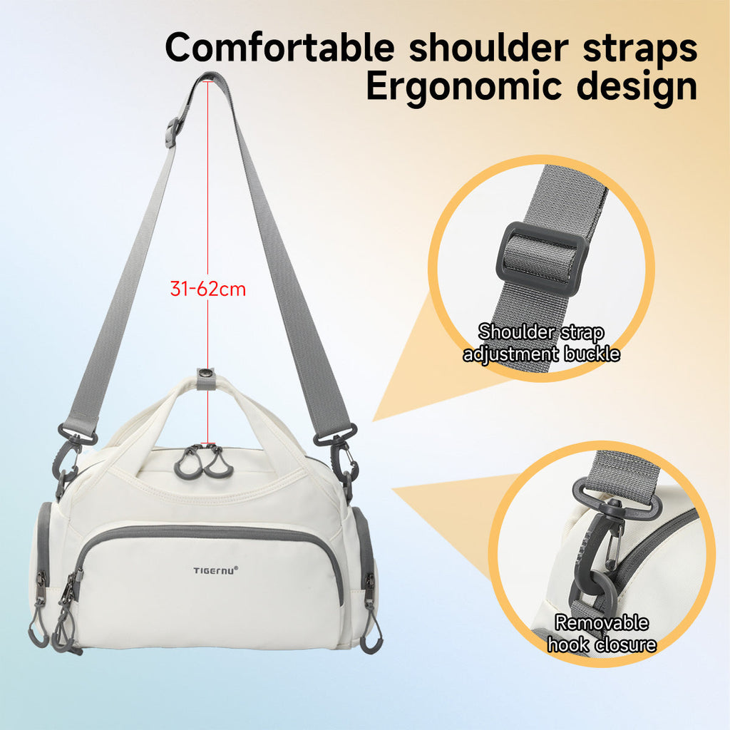 TIGERNU T-S81195 Versatile Handbag 8L Multi-Compartment with Ergonomic Straps