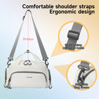 TIGERNU T-S81195 Versatile Handbag 8L Multi-Compartment with Ergonomic Straps