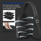 Tigernu RFID Anti theft Chest Bags Waterproof Men Light Weight Crossbody Bag Male Chest Bag Fashion High Quality Zipper