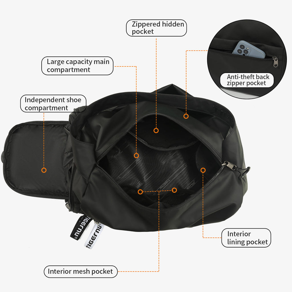 Tigernu Women Bags Travel Bags For Women Handbag Lightweight Sport Bags Female Duffle Bag Girls Crossbody Bag Men Shoulder Bag