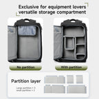 TIGERNU T-B91020 Professional Camera Backpack with Side Cache & Customizable Partitions