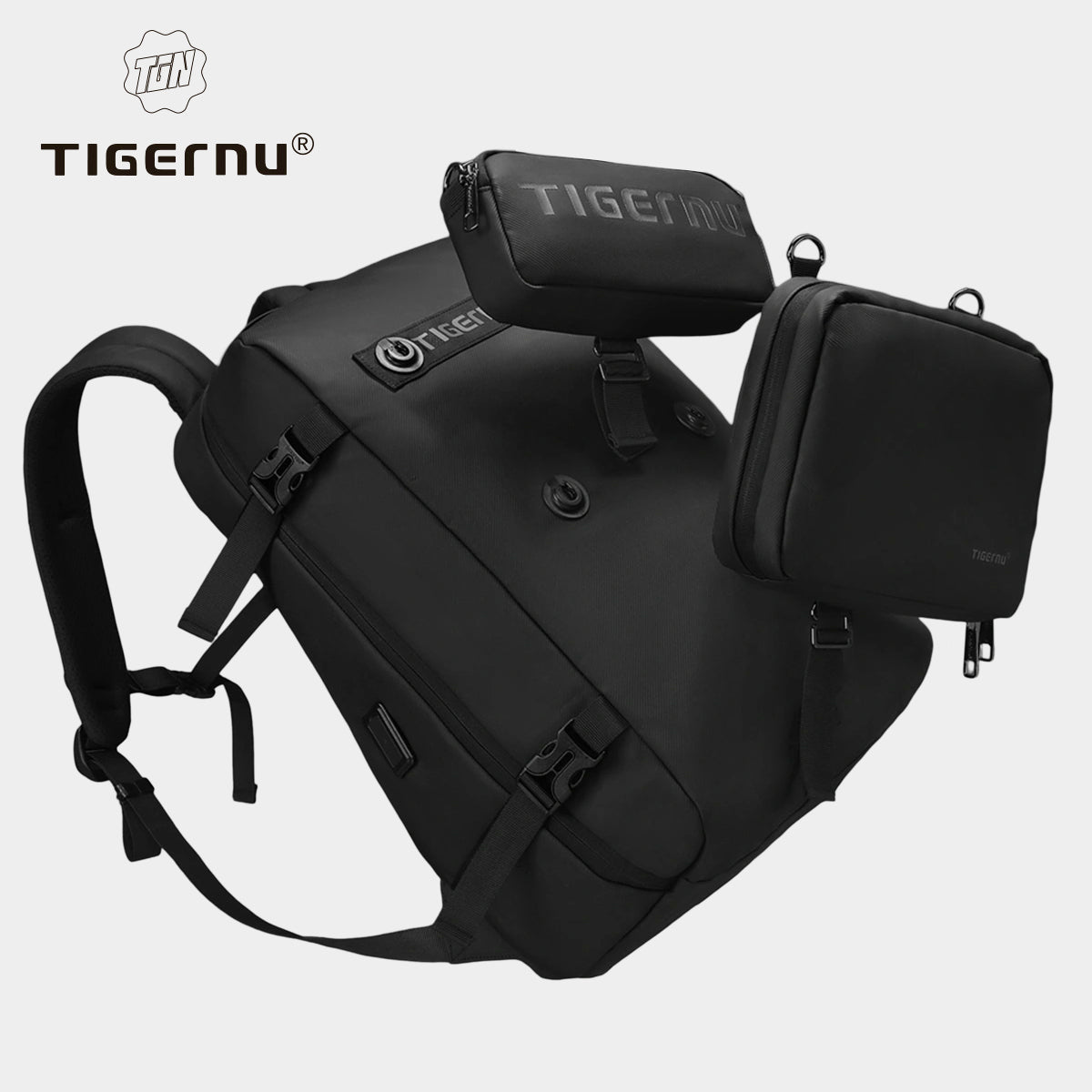 Tigernu brand new T-B9836 Large capacity Charging Port Detachable Style Multi-functional Backpack