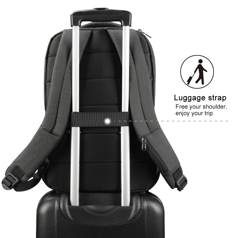 Tigernu T-B3621B wholesale 15.6'' USB softback student notebook travel bag outdoor laptop backpack for men 2 buyers
