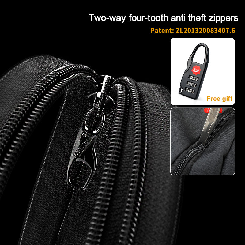 Tigernu T-B3621B wholesale 15.6'' USB softback student notebook travel bag outdoor laptop backpack for men 2 buyers