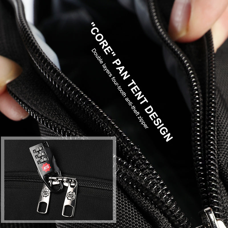 Mochila Tigernu para portátil de 15,6 pulgadas, impermeable, con puerto de carga USB de 4,0 A, informal, para hombre