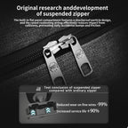 Mochila Tigernu para portátil de 15,6 pulgadas, impermeable, con puerto de carga USB de 4,0 A, informal, para hombre