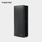 Lifetime Warranty Luxury Men's Wallet 100% Leather Men's Wallet Long Men's Leather Men's Wallet