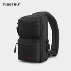 Tigernu Bulletproof fashion chest sling bag men wholesale Sling Bag sling shoulder crossbody BAG large capacity 9.6 inch black TPU