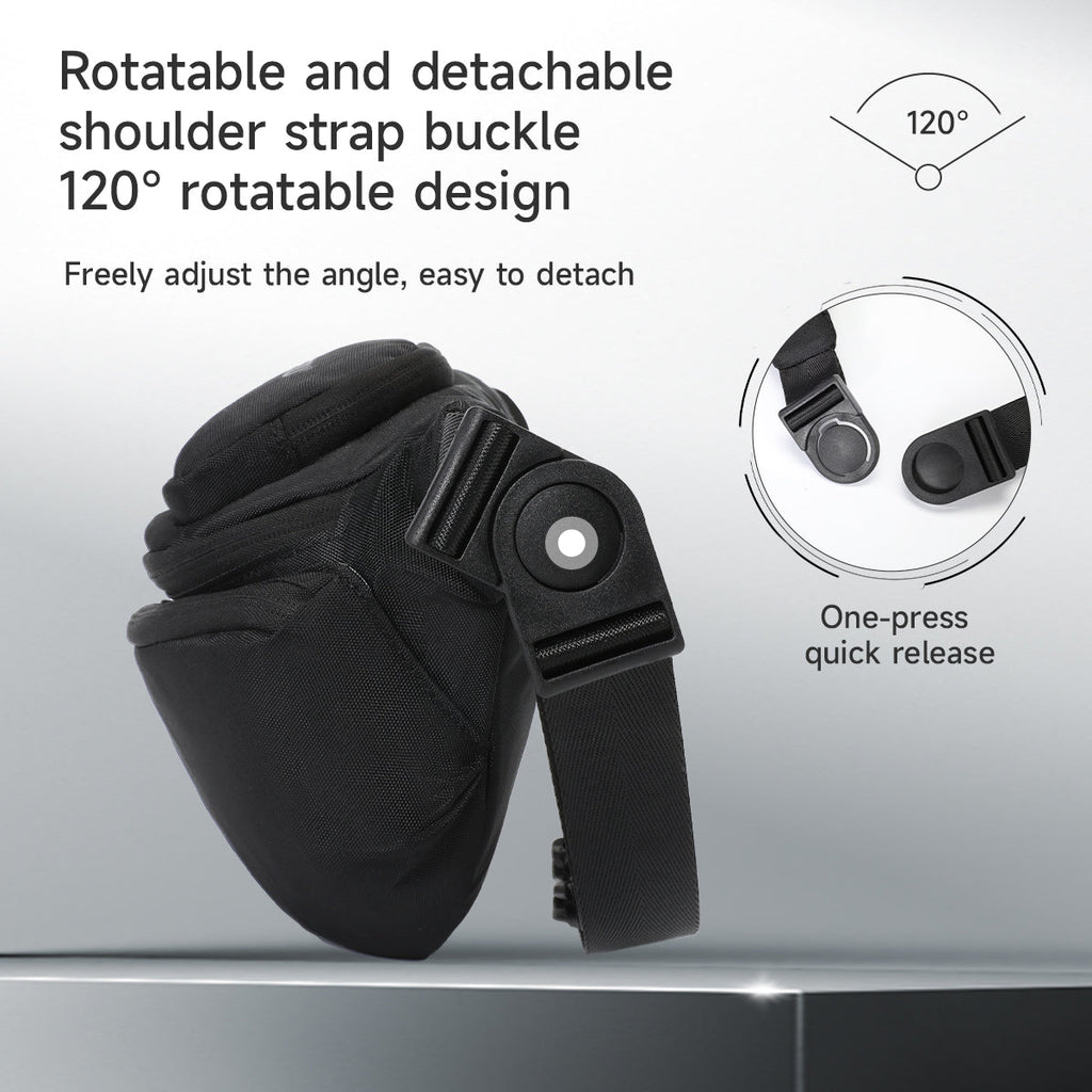 TIGERNU T-S81119 Multi-Compartment Waist Bag 3L with Rotatable Strap