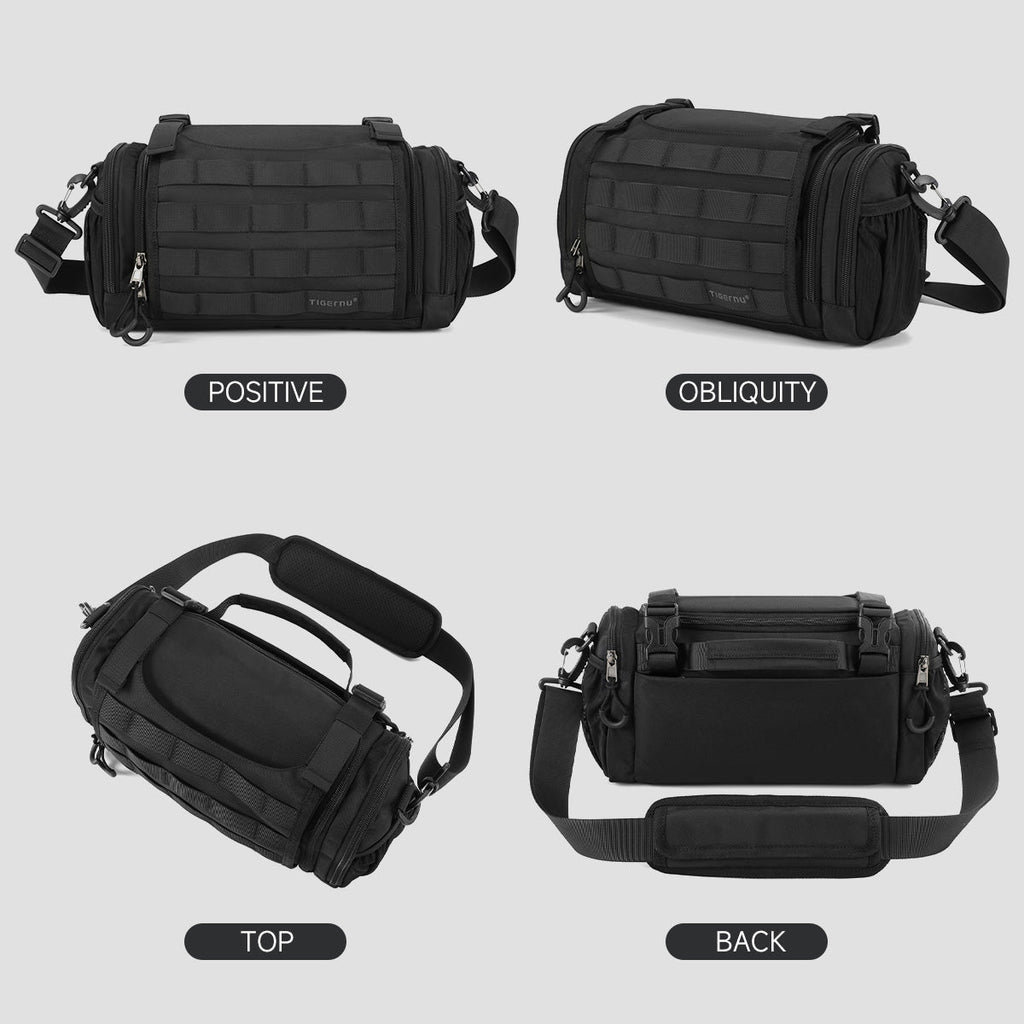 TIGERNU T-S81169 Sports Duffel Bag 7L Waterproof with Full Flap Double Zipper