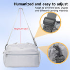 TIGERNU T-N1062 Multi-Compartment Travel Tote Bag with Shoulder Strap