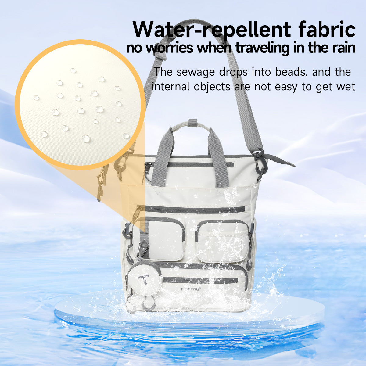 TIGERNU T-B91126 Business Backpack 15.6 Inch Laptop Compatible Multi-Compartment