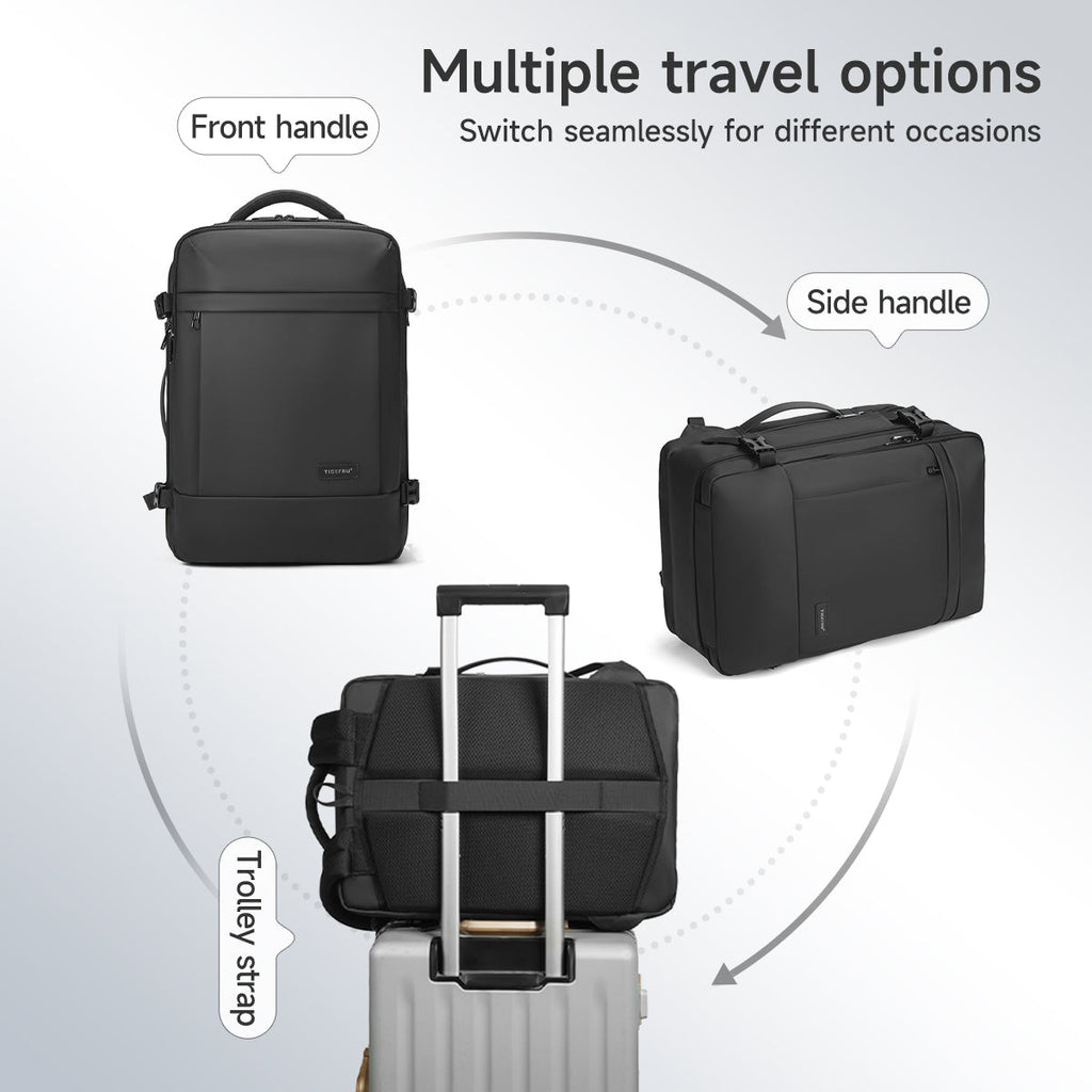 Mochila Tigernu de gran capacidad para hombre, impermeable, para viajes, senderismo, portátil, de 14 a 15,6 pulgadas