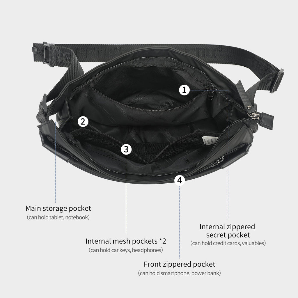 Tigernu Shoulder Bags Cross Bag Fashion Men's Bag Aesthetic Bags For Men Korean Shoulder Bag Male Chest Bag Lightweight Slingbag