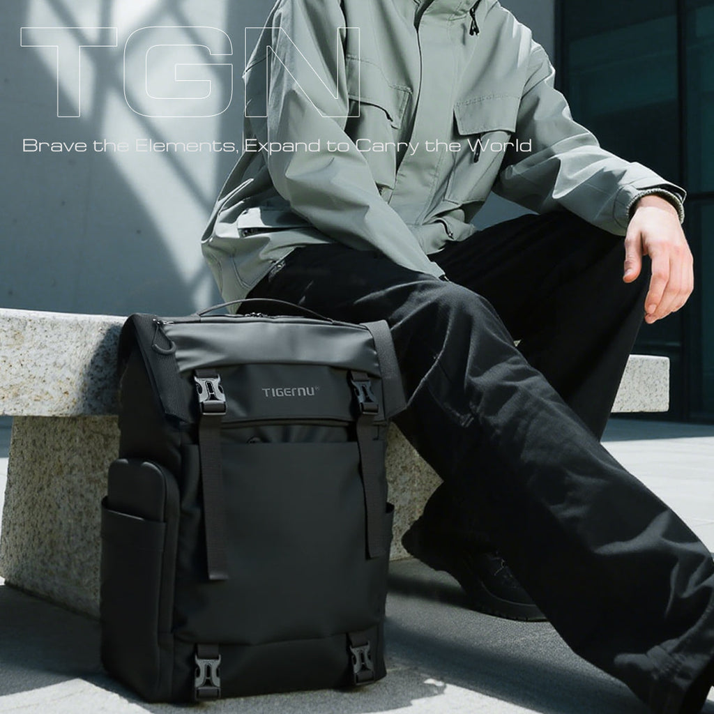 TIGERNU T-B91025 Expandable Travel Backpack 28-38L Laptop Compatible