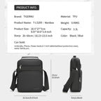 Tigernu High Quality Waterproof Men Shoulder Bag For 9.7 iPad Fashion Mini Bag For Men Business Travel Crossbody Bags Male 2021